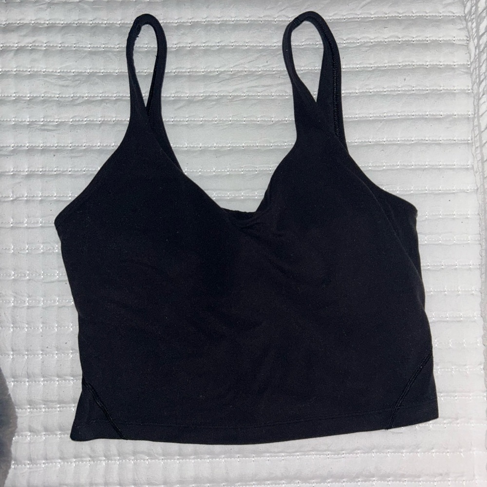 Lululemon Black Crop Top